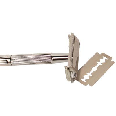 Aparelho Barbear Borboleta Metal Vintage Luxo Modelo Premium