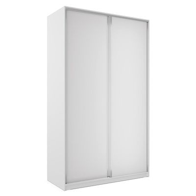 Guarda-Roupa Solteiro Zermatt 100% MDF  2 PT 3 GV Branco