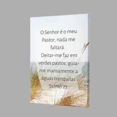 Placa Decorativa - O Senhor é Meu Pastor E Nada Me Faltará