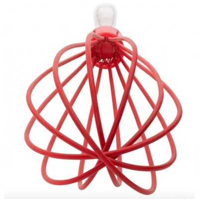 Fuet Em Silicone Vermelho - Mimo Style