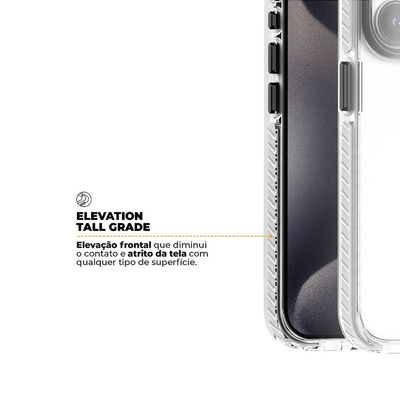 Kit Capa Urus Branca e Pelicula Defender Pro Privacidade para iPhone 15 Pro Max - Gshield