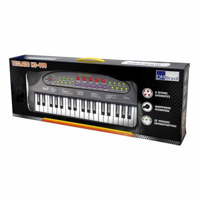 Teclado Musical Brinquedo Infantil - Dm Toys