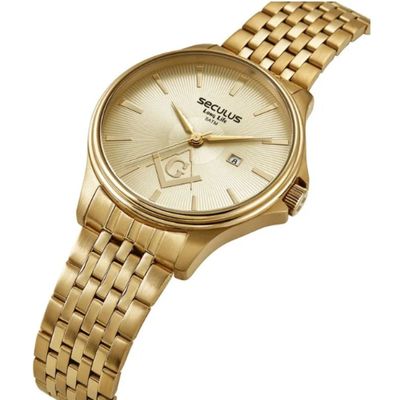 Relogio Seculus  Masculino Maçonaria 44201GPSVDA1
