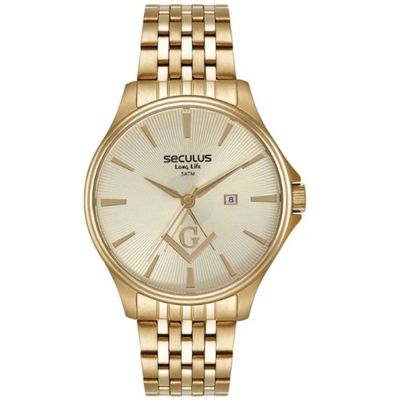 Relogio Seculus  Masculino Maçonaria 44201GPSVDA1