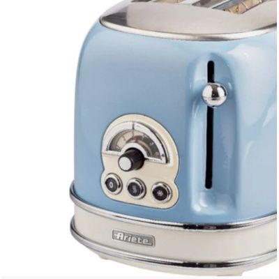 TORRADEIRA ELÉTRICA ARIETE VINTAGE AZUL 750W 220V 6 NÍVEIS DE TOSTAGEM 00C01551ARBR