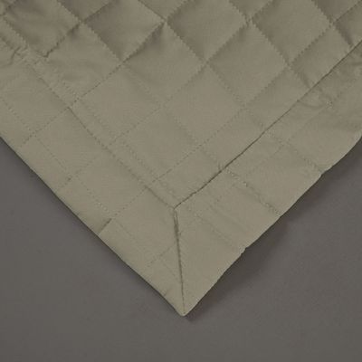 Kit Cobre Leito Colcha Monaco Casal Dupla Face 3 Peças - Cáqui