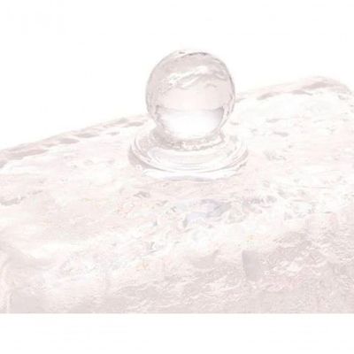 Manteigueira Cristal Fio De Ouro Com Tampa Petra 17cm - Lyor