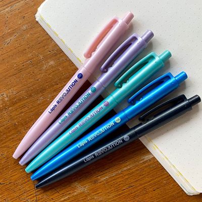 LAPIS GRAFITE REVOLUTION RETRATIL METALLIC BLUE HB NEWPEN