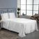 Jogo Cama Lençol Splendore Casal Padrão Cetim Charmousse Alto Brilho 4 Peças - Branco