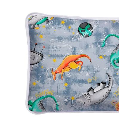 Fronha Avulsa Malha Algodão Vivaldi 50x70cm Dino Sul Brasil