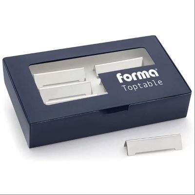 Conjunto de Descanso de Talheres Forma Top Table em Aço Inox - 6 Peças Inox