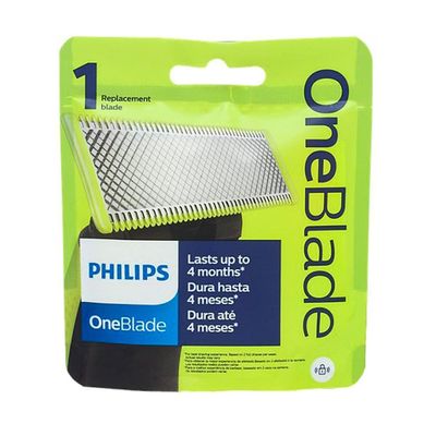 Lâmina Philips OneBlade QP210/51 Uso Seco e Molhado Cinza com Verde