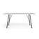 Mesa Sala De Jantar Paraty Preto 150x90cm Tampo Branco