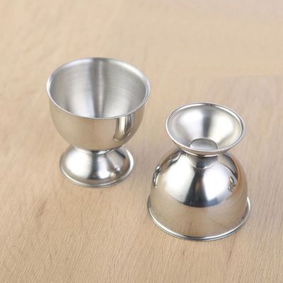 Porta Ovo Mini Taça Suporte Aço Inox 1un