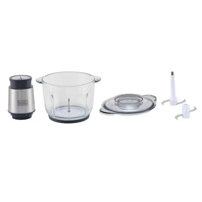 Miniprocessador Black+Decker MP300G 2 velocidades 300W Inox / 110V