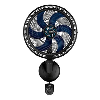 Ventilador Parede Arno 50cm Vb51 Force Breezer Preto 127v