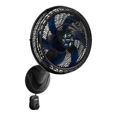 Ventilador Parede Arno 50cm Vb51 Force Breezer Preto 127v