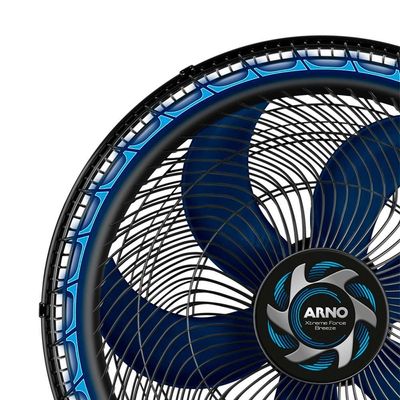 Ventilador Parede Arno 50cm Vb51 Force Breezer Preto 127v