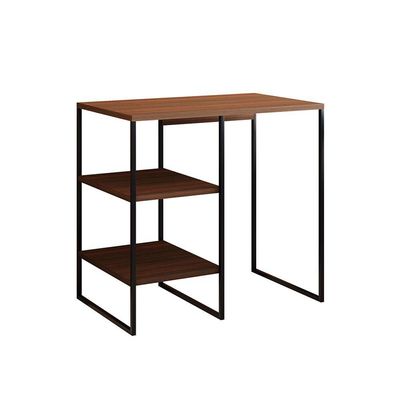 Aparador Bar Buffet Adega Industrial Bourbon 95cm Preto Carvalho