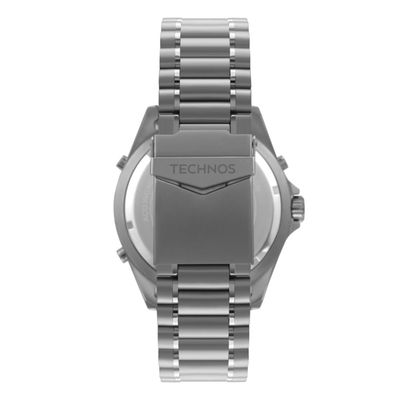 Relógio Technos Masculino Ref: Wt2050ao/1h Skydiver Anadigi Titânio