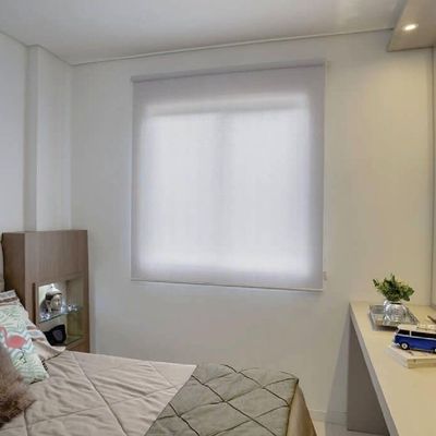 Persiana Rolo Screen 3% Cinza - 2,00m X 2,40m