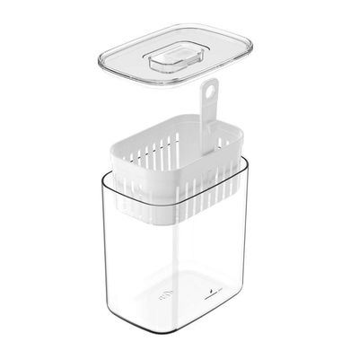 Kit Porta Frios Duplo E Organizador De Temperos Clear Fresh