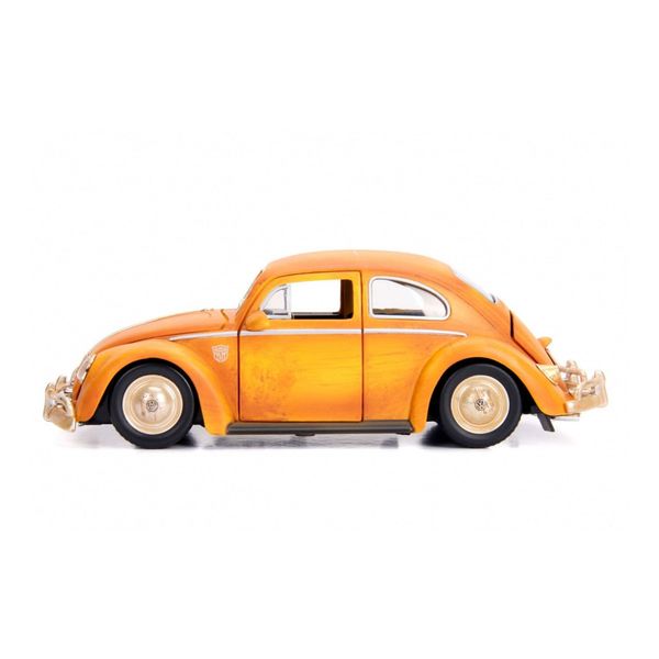 Miniatura - Carro - Fusca Bumblebee & Charlie Transformers - 1:24 - Jada JAD30114 Miniatura - Carro - Fusca Bumblebee & Charlie Transformers - 1:24 - Jada JAD30114