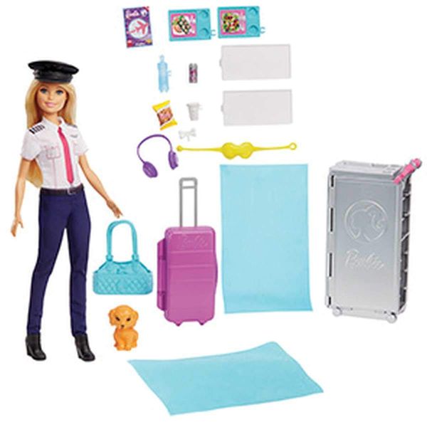 Boneca Barbie e Veículo - Jatinho de Aventuras - Mattel Mattel