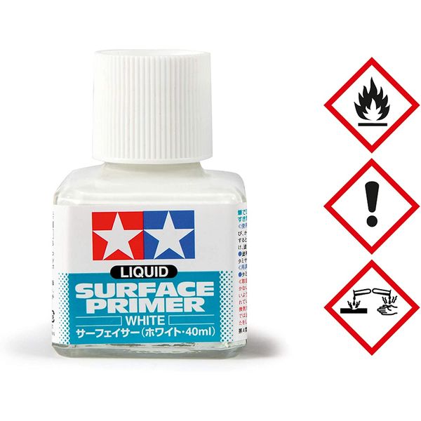 Liquid Primer Branco 40ml - Tamiya TAM87096 Liquid Primer Branco 40ml - Tamiya TAM87096