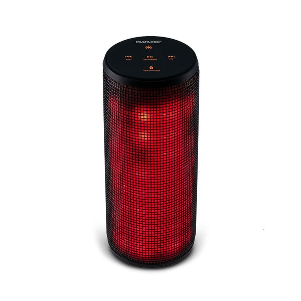 Caixa De Som Led Light Multilaser 10W - SP304 SP304 Caixa De Som Led Light Multilaser 10W - SP304 SP304