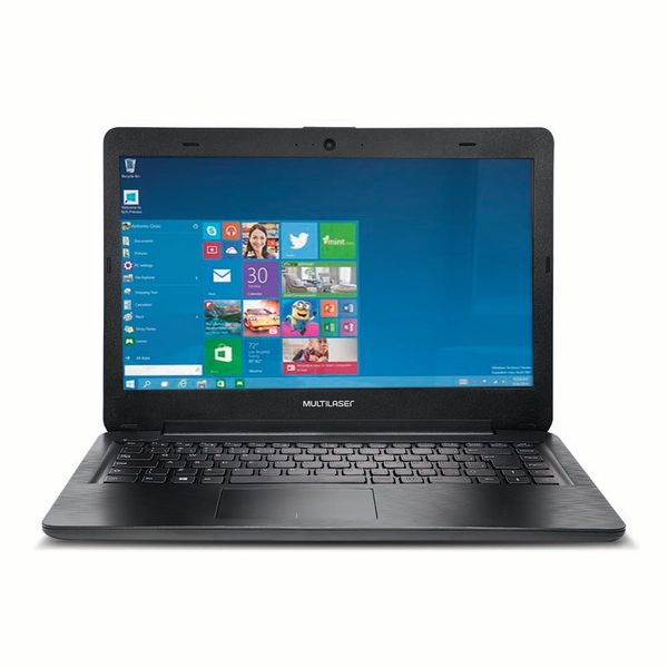 Notebook Legacy Intel Dual Core Windows 10 4Gb Tela Hd 14 Pol. Preto Multilaser - PC201 PC201