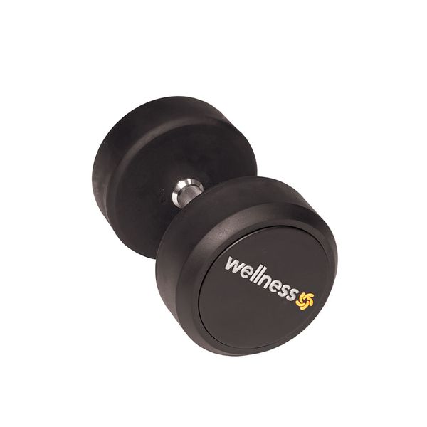 Dumbell Emborrachado Deluxe 36 kg Wellness - WK153 WK153