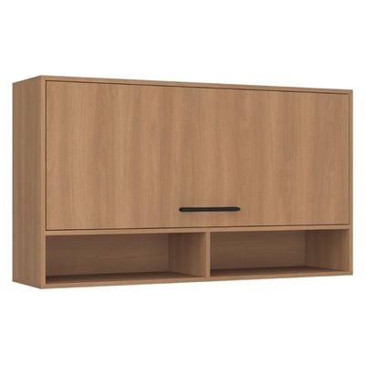 Armário De Cozinha Aéreo 120cm Com 1 Porta Basculante Havana Multimóveis Cr20308 Rovere