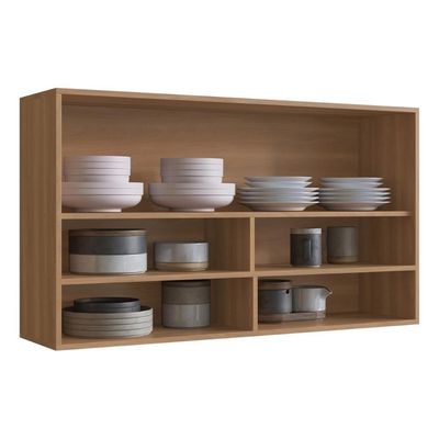 Armário De Cozinha Aéreo 120cm Com 1 Porta Basculante Havana Multimóveis Cr20308 Rovere