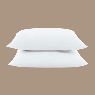 Kit 02 Travesseiros Pluma De Ganso Sintética Soft Essentials - Branco