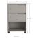Mesa De Cabeceira 45cm Com 2 Gavetas Multimóveis Cr35244 Cinza