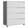 Cômoda 80cm Com 4 Gavetas Multimóveis Cr35243 Branco