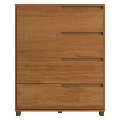 Cômoda 80cm Com 4 Gavetas Multimóveis Cr35243 Nature