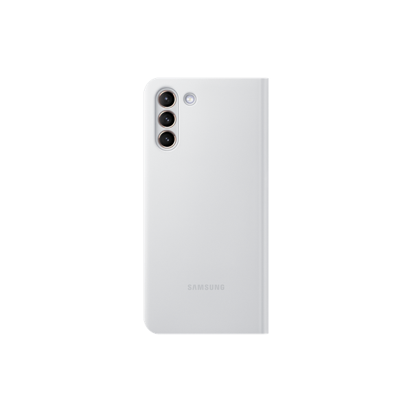 Capa Protetora Para Smartphone Galaxy S21+ Led View Cinza Capa Protetora Para Smartphone Galaxy S21+ Led View Cinza