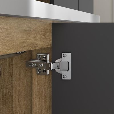 Cozinha Compacta 4 Portas 1 Prateleira Linha Samba Bertolini Branco Carvalho