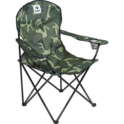 Cadeira Camping Dobrável Araguaia Comfort Max Camuflada Bel Único