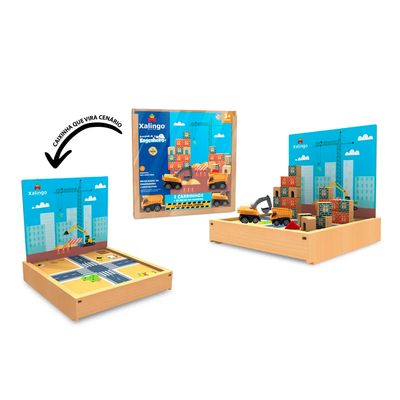 Brincando de Engenheiro Construtor Xalingo 53 Peças