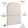 Cabeceira Cama Box 100cm Orgânica Lanna W01 Linho Cru - Lyam Decor