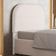 Cabeceira Cama Box 100cm Orgânica Lanna W01 Linho Cru - Lyam Decor