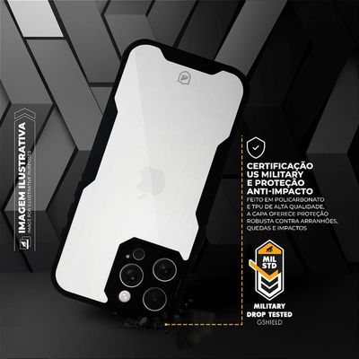 Capa para Samsung Galaxy S23 FE - Dual Sense Preta - Gshield