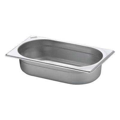 Cuba Tramontina 1/4 em Aço Inox sem Alças Profundidade 65 mm - Aço 430