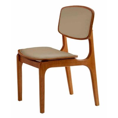 Conjunto Com 2 Cadeiras Malta Moderna Mobília Veludo Bege-cinam.imbuia