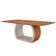 Mesa Para Sala De Jantar Ellis 180cm Madeira Moderna Mobília Cinamomo Com Off White-cinamomo Imbuia
