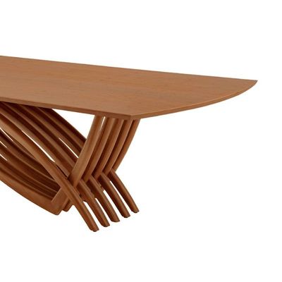 Mesa Para Sala De Jantar Vênus Moderna Mobília Cinamomo Imbuia