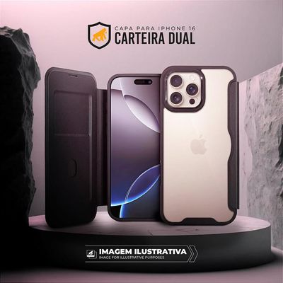Capa para iPhone 14 Pro Max - Carteira Dual - Gshield
